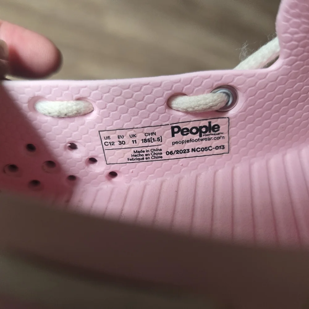 People Kids Pink Water Shoes - Lightweight Slip-On Clog